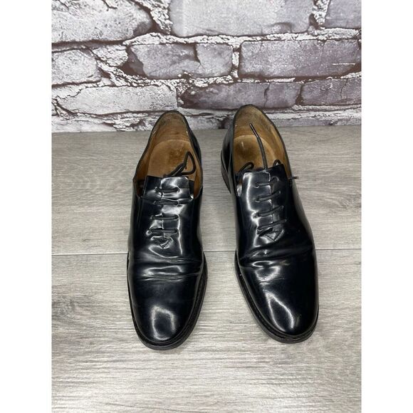 Filipe Sousa Black Patent Leather Oxfords Lace Up Shoes Women’s Sz 38EU/7.5M US - Picture 10 of 16